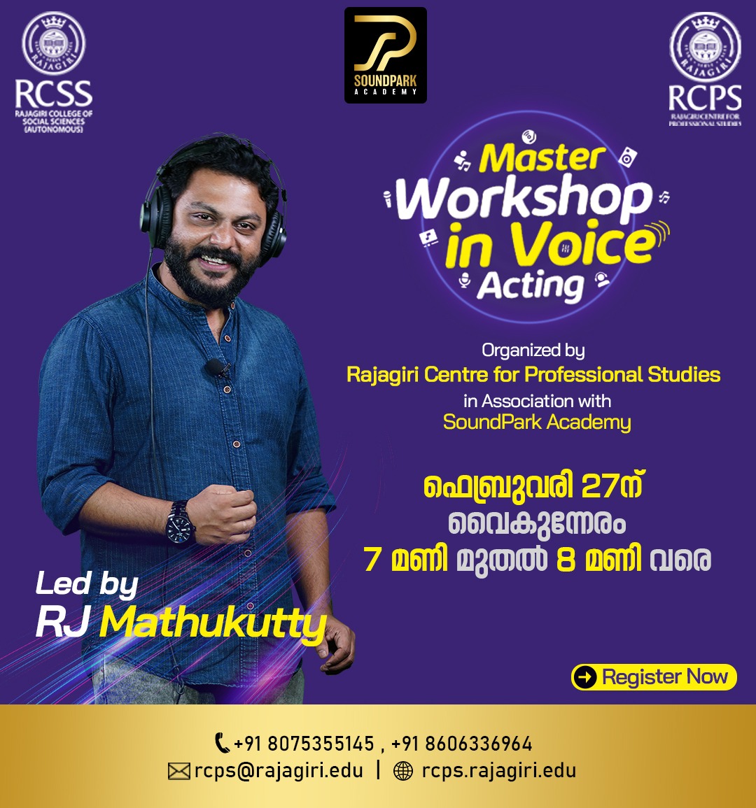 Master Workshop on Voice Actor